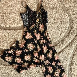Summer floral romper